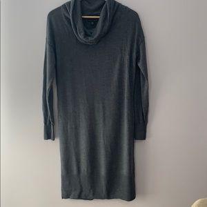 Gray Wool Sweater Dress